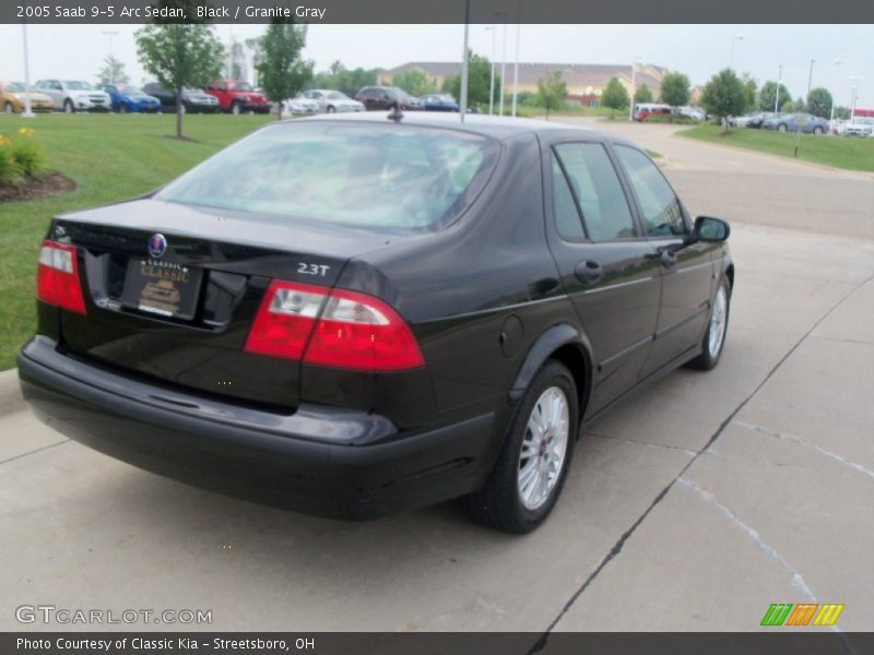 Black / Granite Gray 2005 Saab 9-5 Arc Sedan