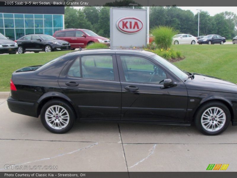 Black / Granite Gray 2005 Saab 9-5 Arc Sedan