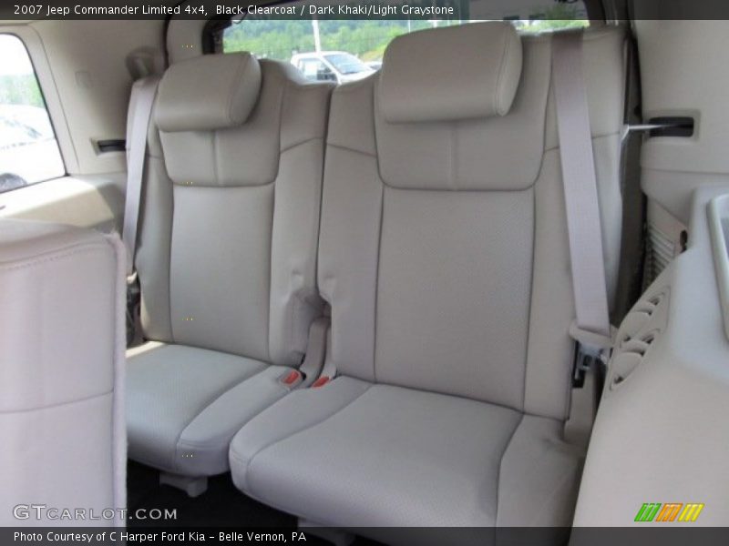 Black Clearcoat / Dark Khaki/Light Graystone 2007 Jeep Commander Limited 4x4