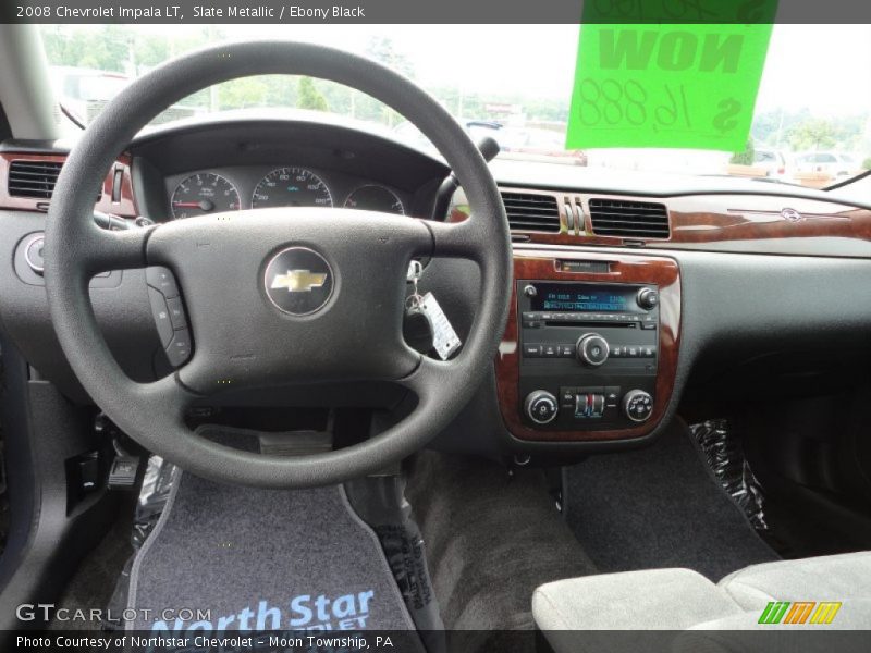 Slate Metallic / Ebony Black 2008 Chevrolet Impala LT
