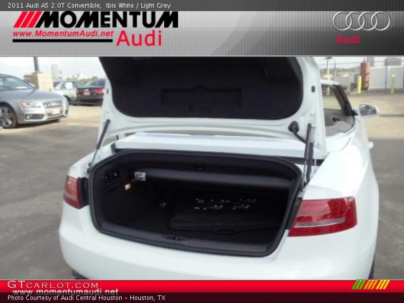 Ibis White / Light Grey 2011 Audi A5 2.0T Convertible