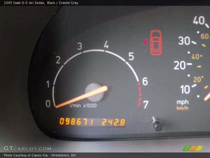 Black / Granite Gray 2005 Saab 9-5 Arc Sedan