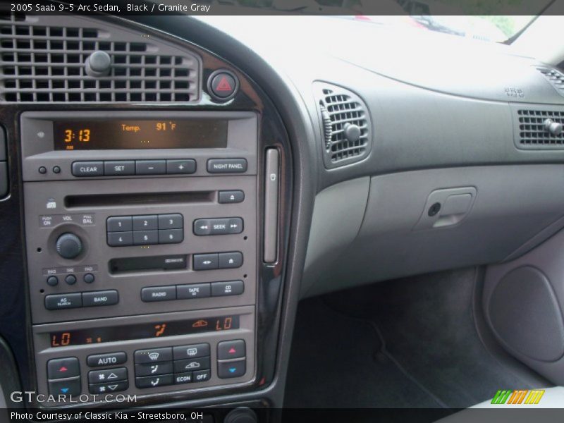 Black / Granite Gray 2005 Saab 9-5 Arc Sedan