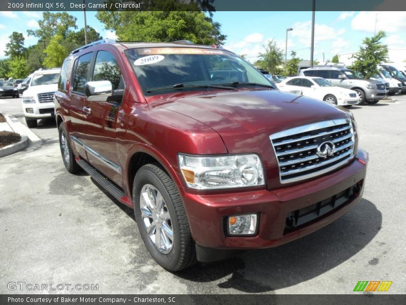 Deep Garnet / Charcoal 2009 Infiniti QX 56