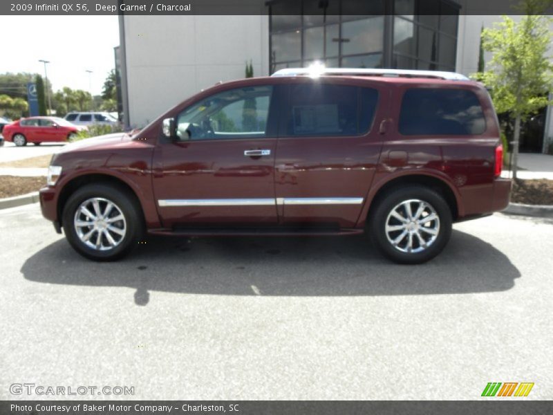 Deep Garnet / Charcoal 2009 Infiniti QX 56