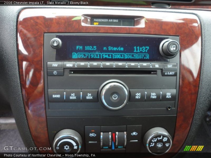 Slate Metallic / Ebony Black 2008 Chevrolet Impala LT