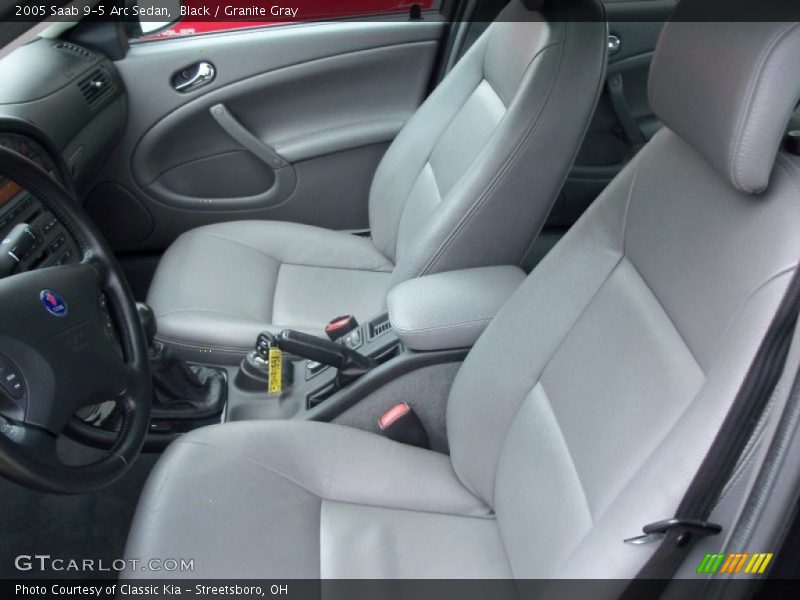 Black / Granite Gray 2005 Saab 9-5 Arc Sedan