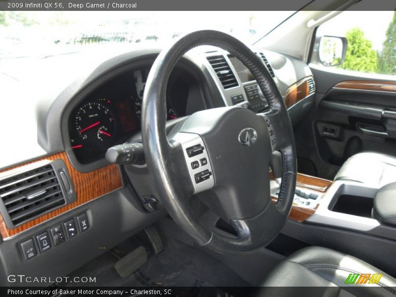 Deep Garnet / Charcoal 2009 Infiniti QX 56