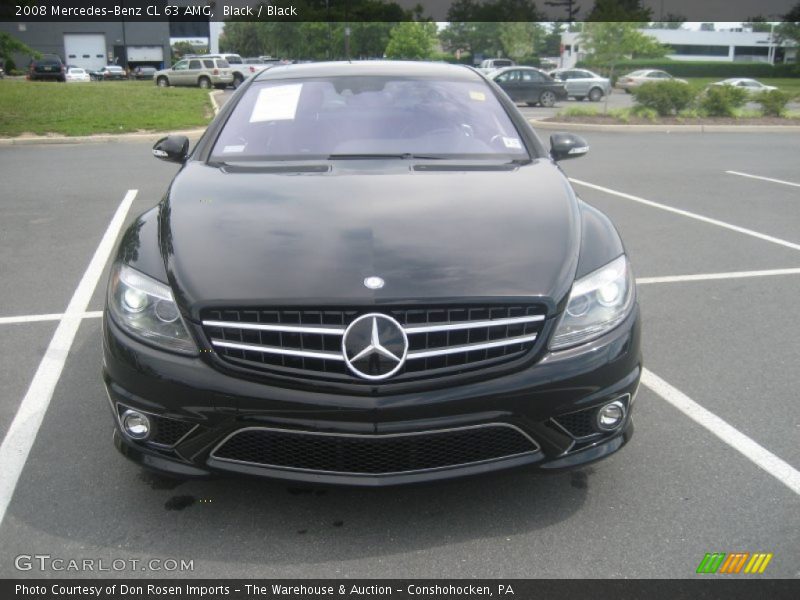 Black / Black 2008 Mercedes-Benz CL 63 AMG
