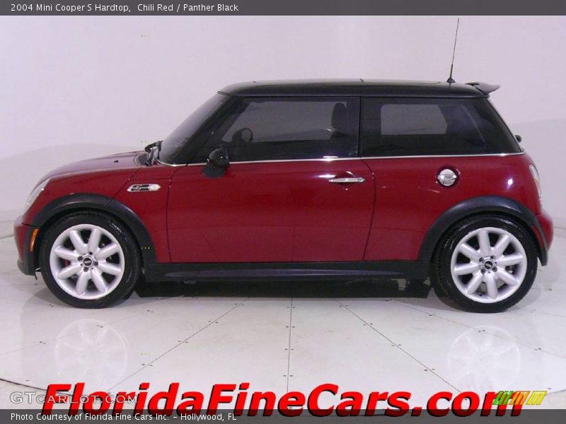 Chili Red / Panther Black 2004 Mini Cooper S Hardtop