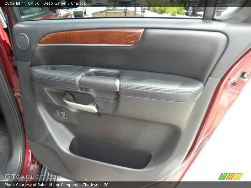 Deep Garnet / Charcoal 2009 Infiniti QX 56