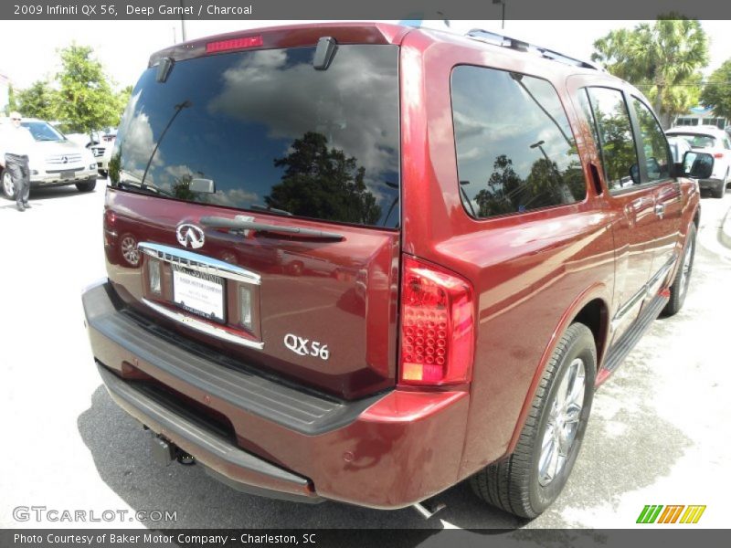 Deep Garnet / Charcoal 2009 Infiniti QX 56