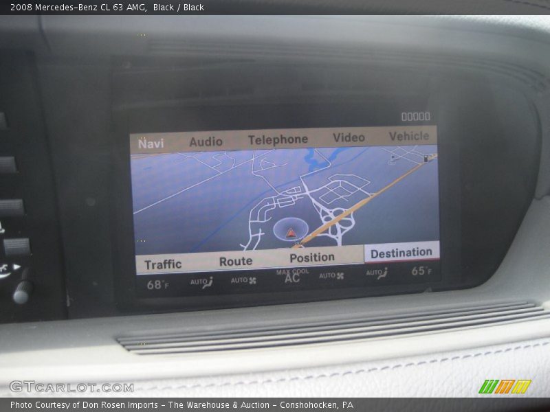 Navigation of 2008 CL 63 AMG