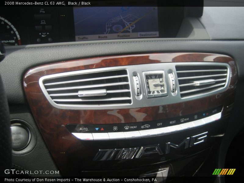 Black / Black 2008 Mercedes-Benz CL 63 AMG