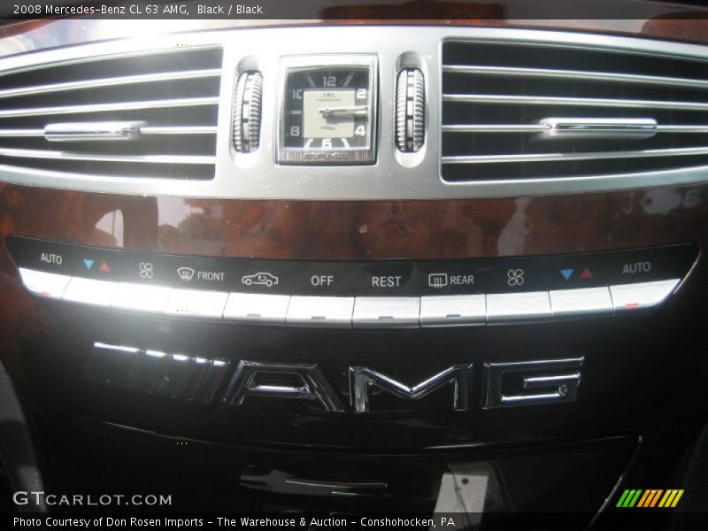 Black / Black 2008 Mercedes-Benz CL 63 AMG