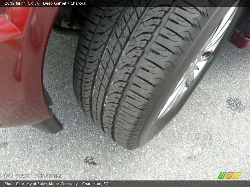 Deep Garnet / Charcoal 2009 Infiniti QX 56