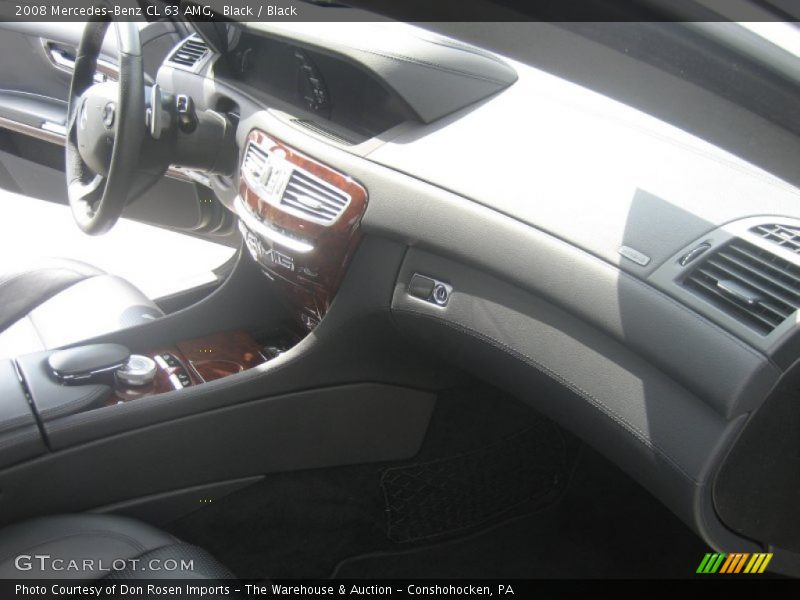 Black / Black 2008 Mercedes-Benz CL 63 AMG