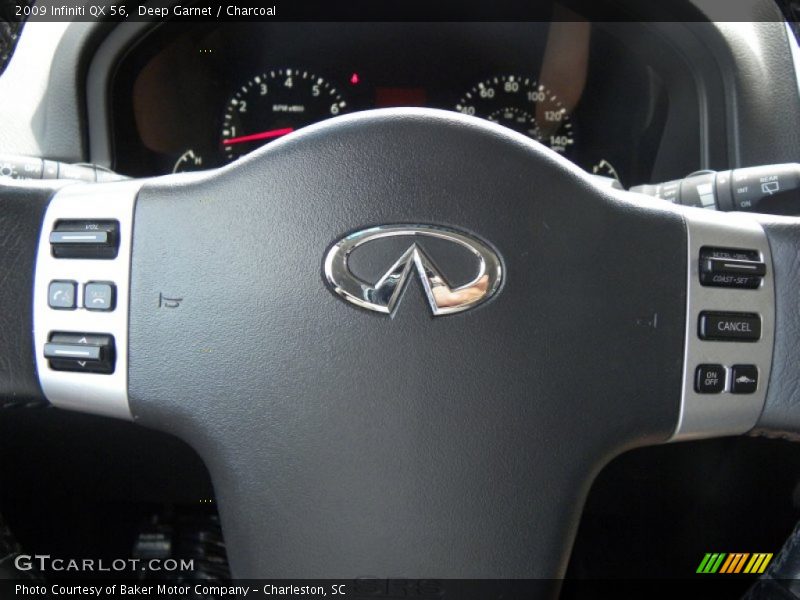 Deep Garnet / Charcoal 2009 Infiniti QX 56