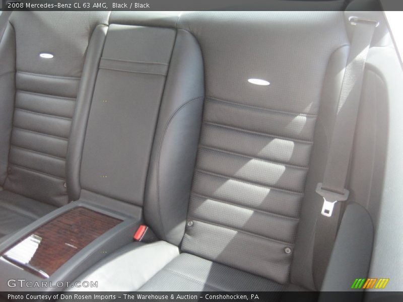 Black / Black 2008 Mercedes-Benz CL 63 AMG
