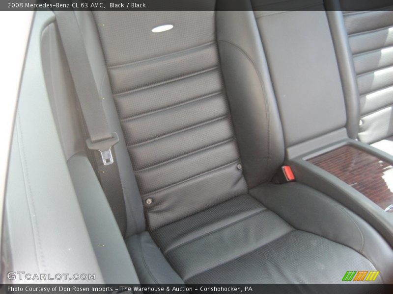 Black / Black 2008 Mercedes-Benz CL 63 AMG