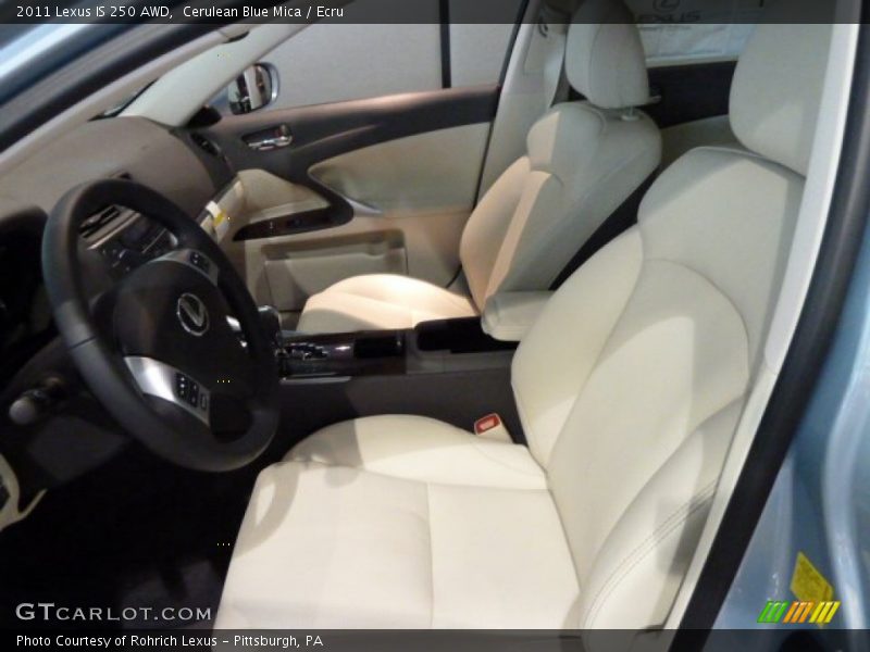 Cerulean Blue Mica / Ecru 2011 Lexus IS 250 AWD