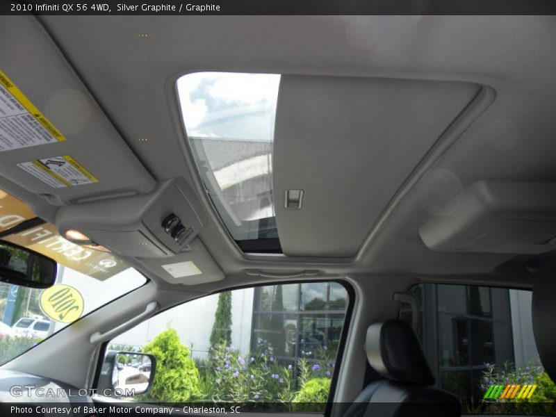 Silver Graphite / Graphite 2010 Infiniti QX 56 4WD