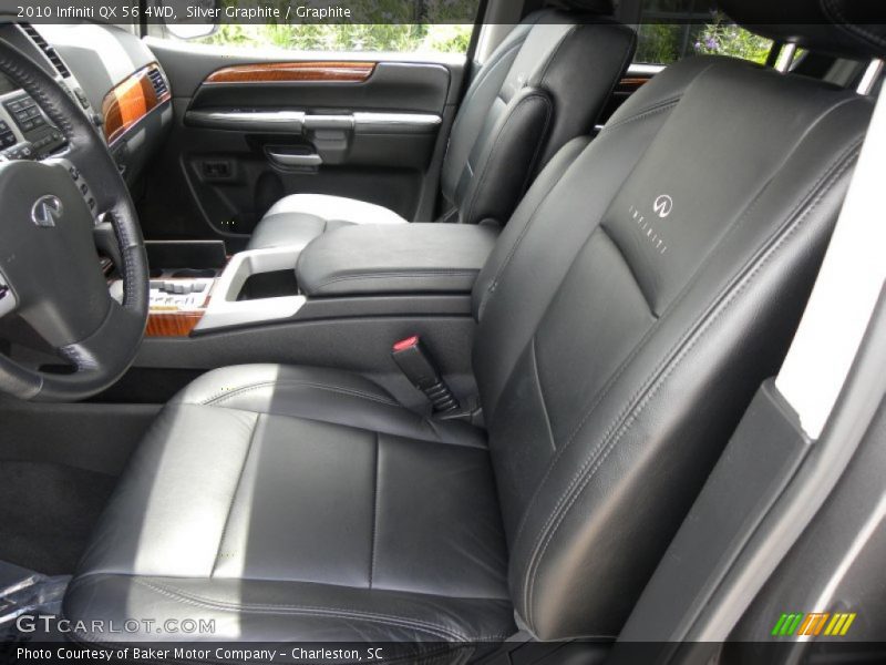 Silver Graphite / Graphite 2010 Infiniti QX 56 4WD