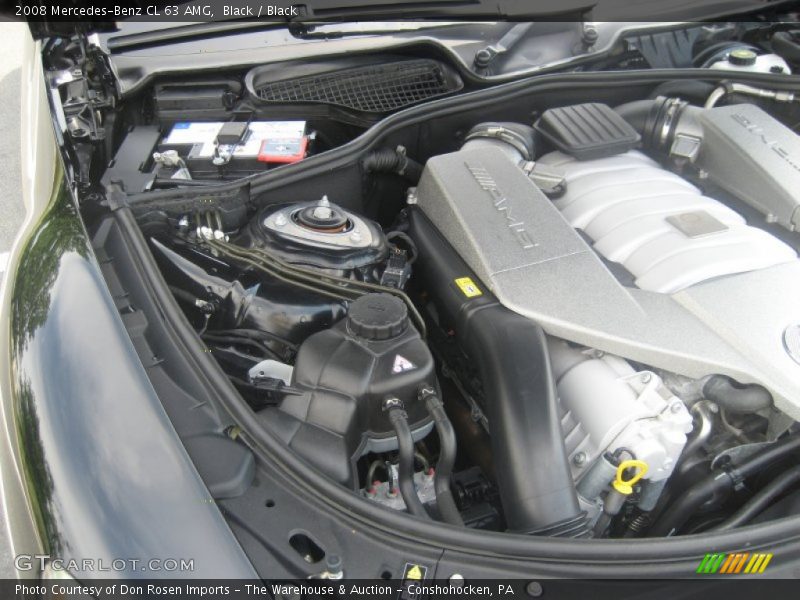 Black / Black 2008 Mercedes-Benz CL 63 AMG