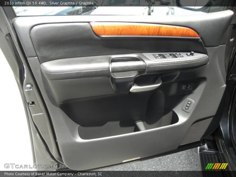 Silver Graphite / Graphite 2010 Infiniti QX 56 4WD