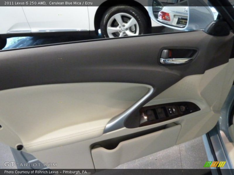 Cerulean Blue Mica / Ecru 2011 Lexus IS 250 AWD