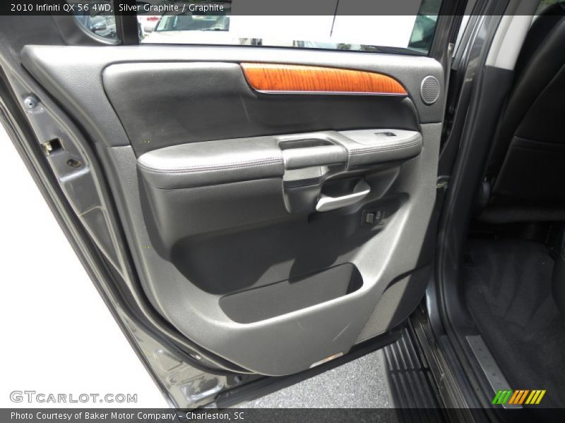 Silver Graphite / Graphite 2010 Infiniti QX 56 4WD