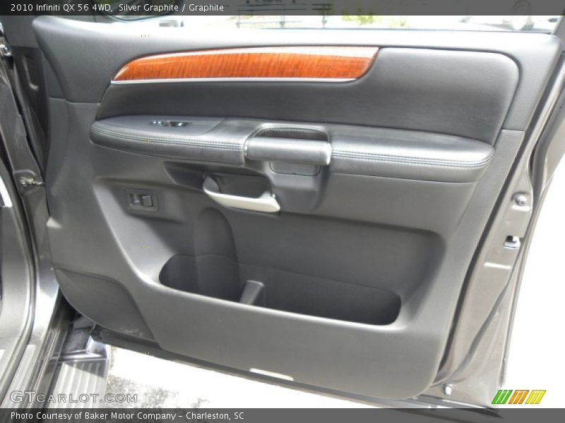Silver Graphite / Graphite 2010 Infiniti QX 56 4WD