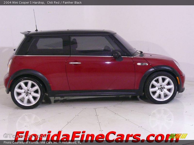 Chili Red / Panther Black 2004 Mini Cooper S Hardtop