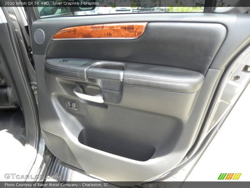 Silver Graphite / Graphite 2010 Infiniti QX 56 4WD