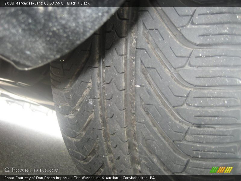Black / Black 2008 Mercedes-Benz CL 63 AMG