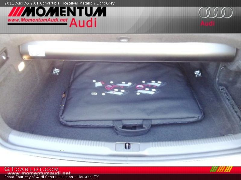 Ice Silver Metallic / Light Grey 2011 Audi A5 2.0T Convertible