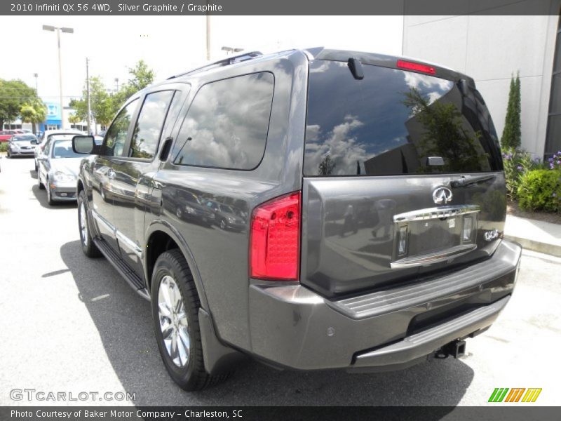 Silver Graphite / Graphite 2010 Infiniti QX 56 4WD