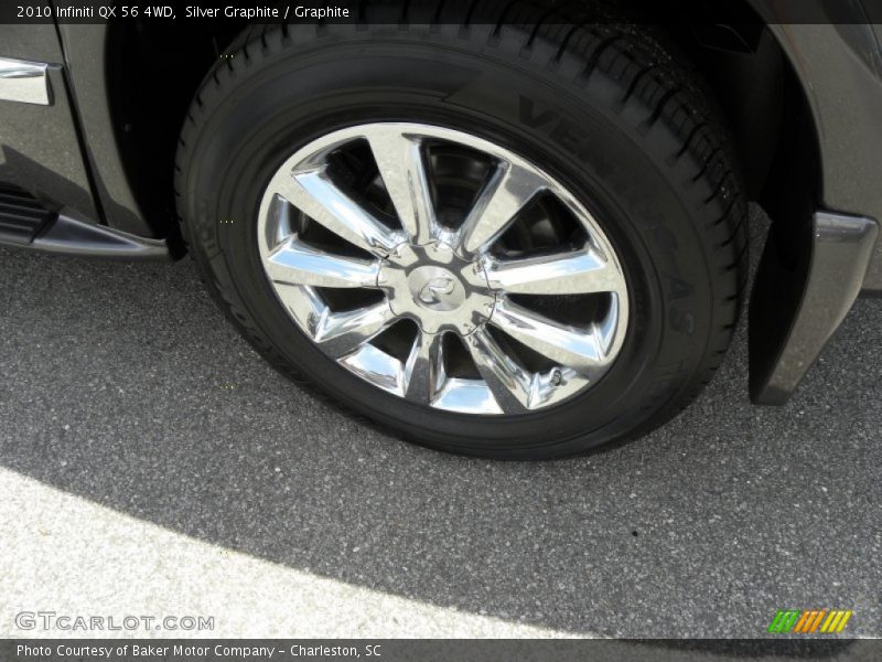 Silver Graphite / Graphite 2010 Infiniti QX 56 4WD
