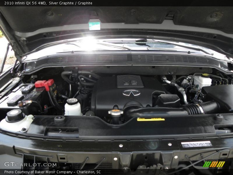 Silver Graphite / Graphite 2010 Infiniti QX 56 4WD