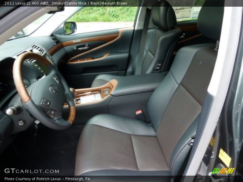  2011 LS 460 AWD Black/Medium Brown Interior