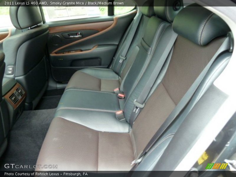 Smoky Granite Mica / Black/Medium Brown 2011 Lexus LS 460 AWD