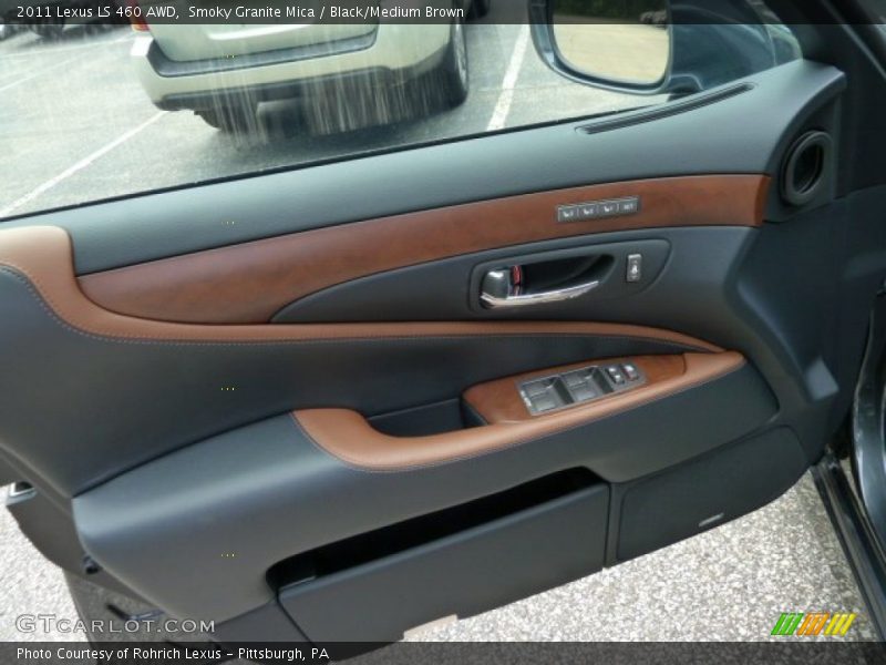 Smoky Granite Mica / Black/Medium Brown 2011 Lexus LS 460 AWD
