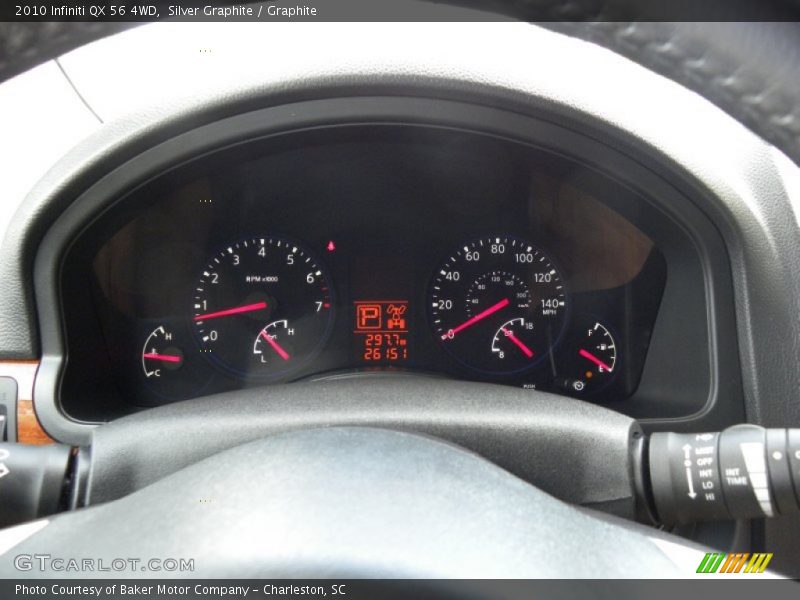 Silver Graphite / Graphite 2010 Infiniti QX 56 4WD