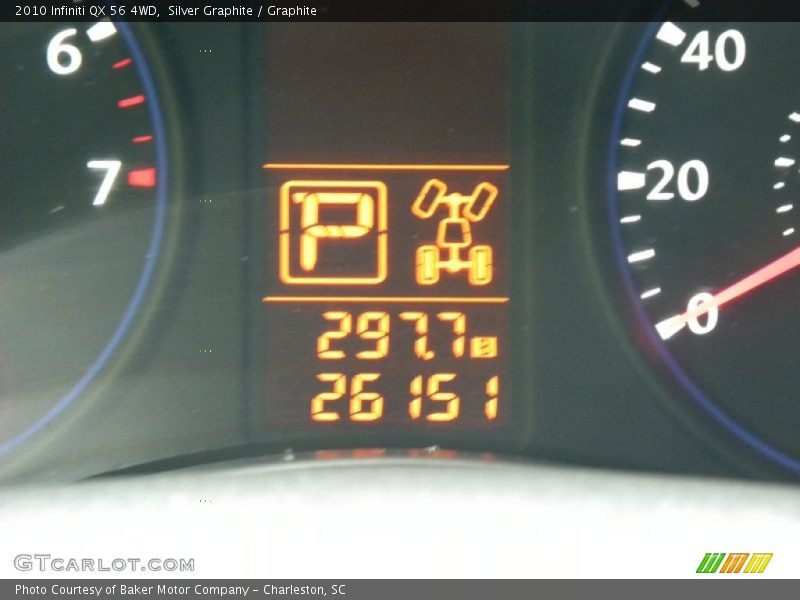 Silver Graphite / Graphite 2010 Infiniti QX 56 4WD