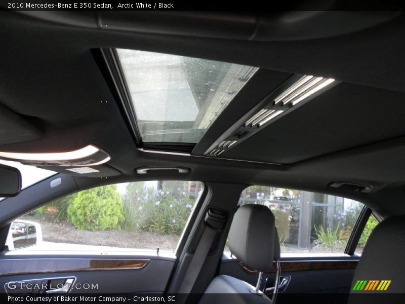 Arctic White / Black 2010 Mercedes-Benz E 350 Sedan