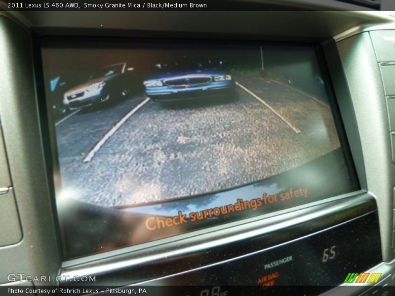 Smoky Granite Mica / Black/Medium Brown 2011 Lexus LS 460 AWD
