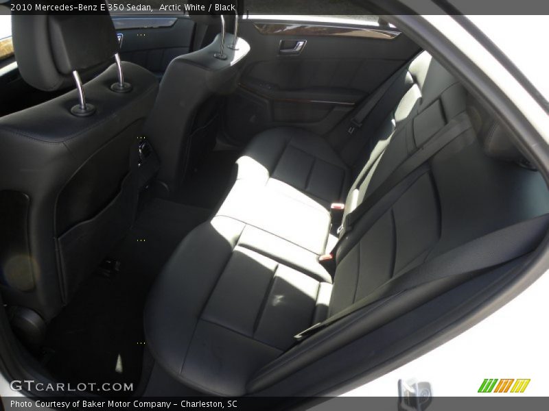 Arctic White / Black 2010 Mercedes-Benz E 350 Sedan