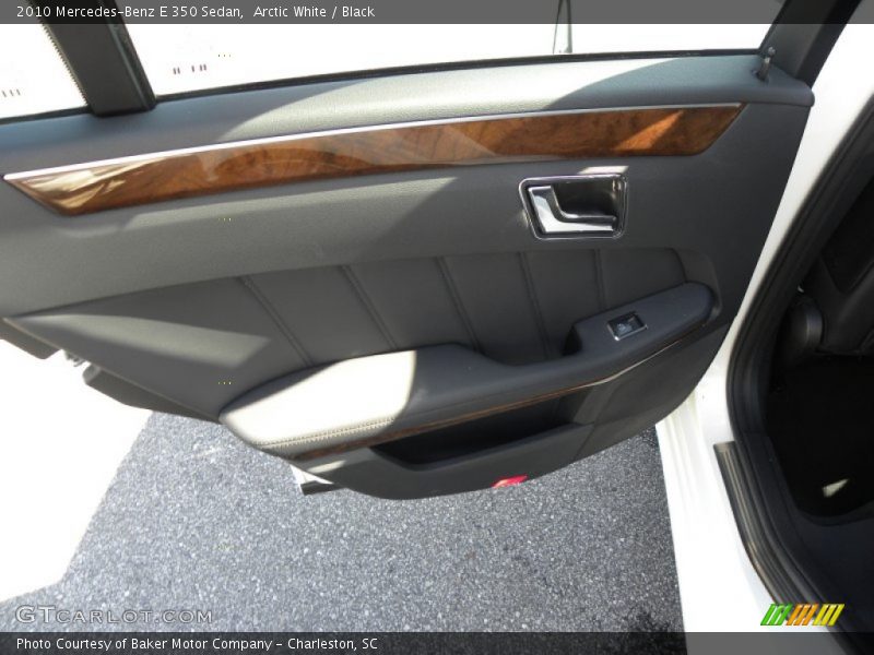 Arctic White / Black 2010 Mercedes-Benz E 350 Sedan