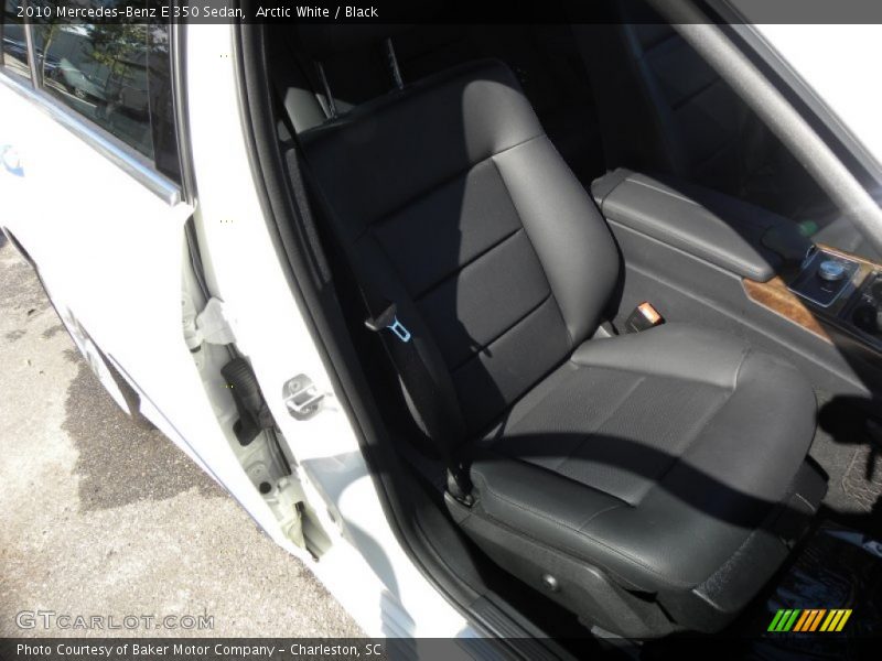 Arctic White / Black 2010 Mercedes-Benz E 350 Sedan