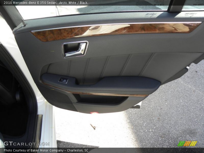 Arctic White / Black 2010 Mercedes-Benz E 350 Sedan
